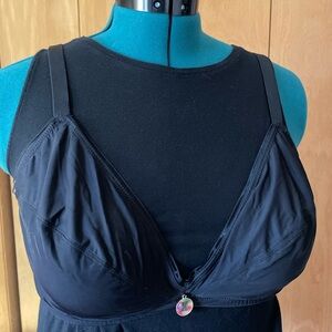 Savage x Fenty X-RAY VISION UNLINED DEMI BRA, Black Caviar, 44DD